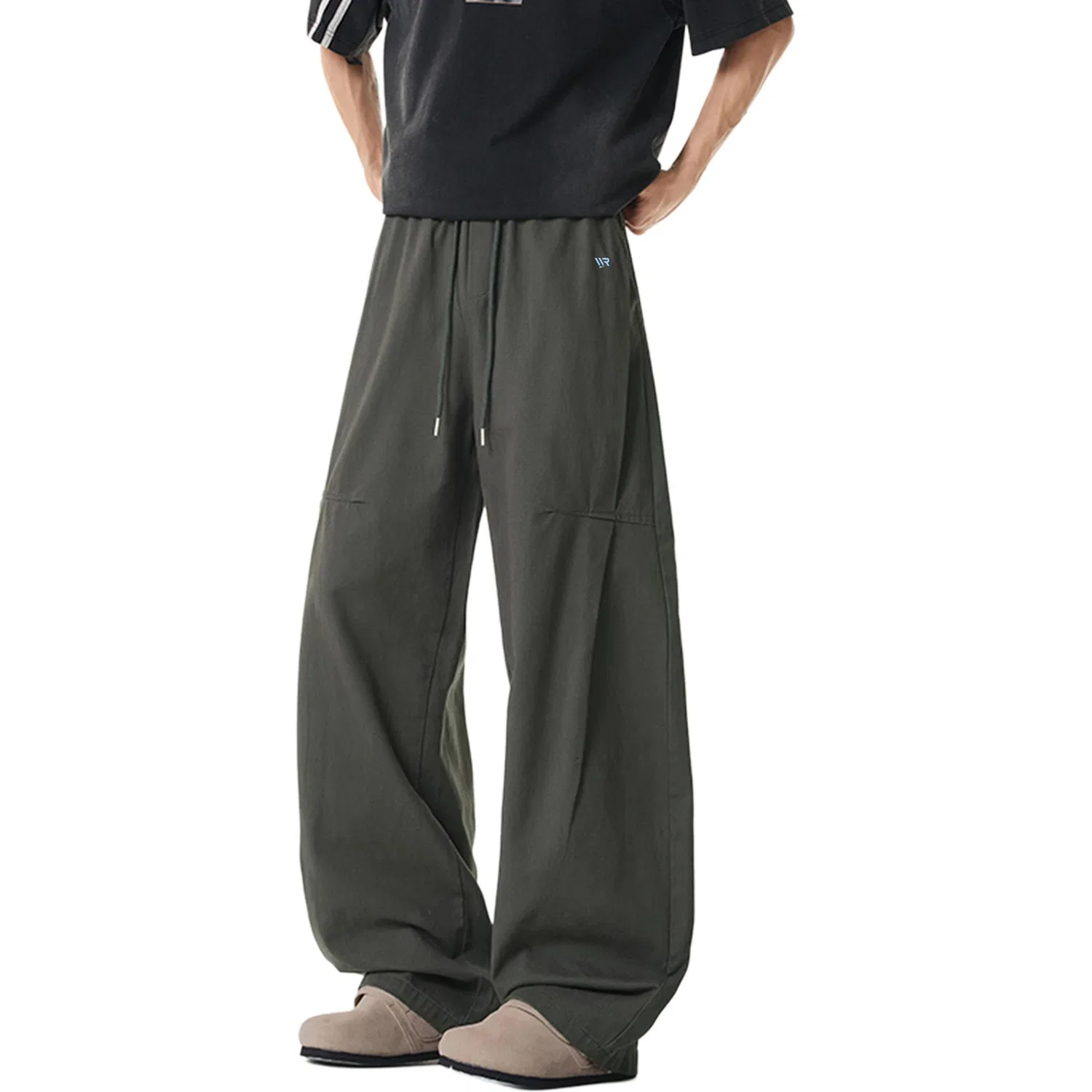 Детские джинсы широкие с принтом Jeans Unisex Thin Wide Leg Pants WARRIOR — фото 4
