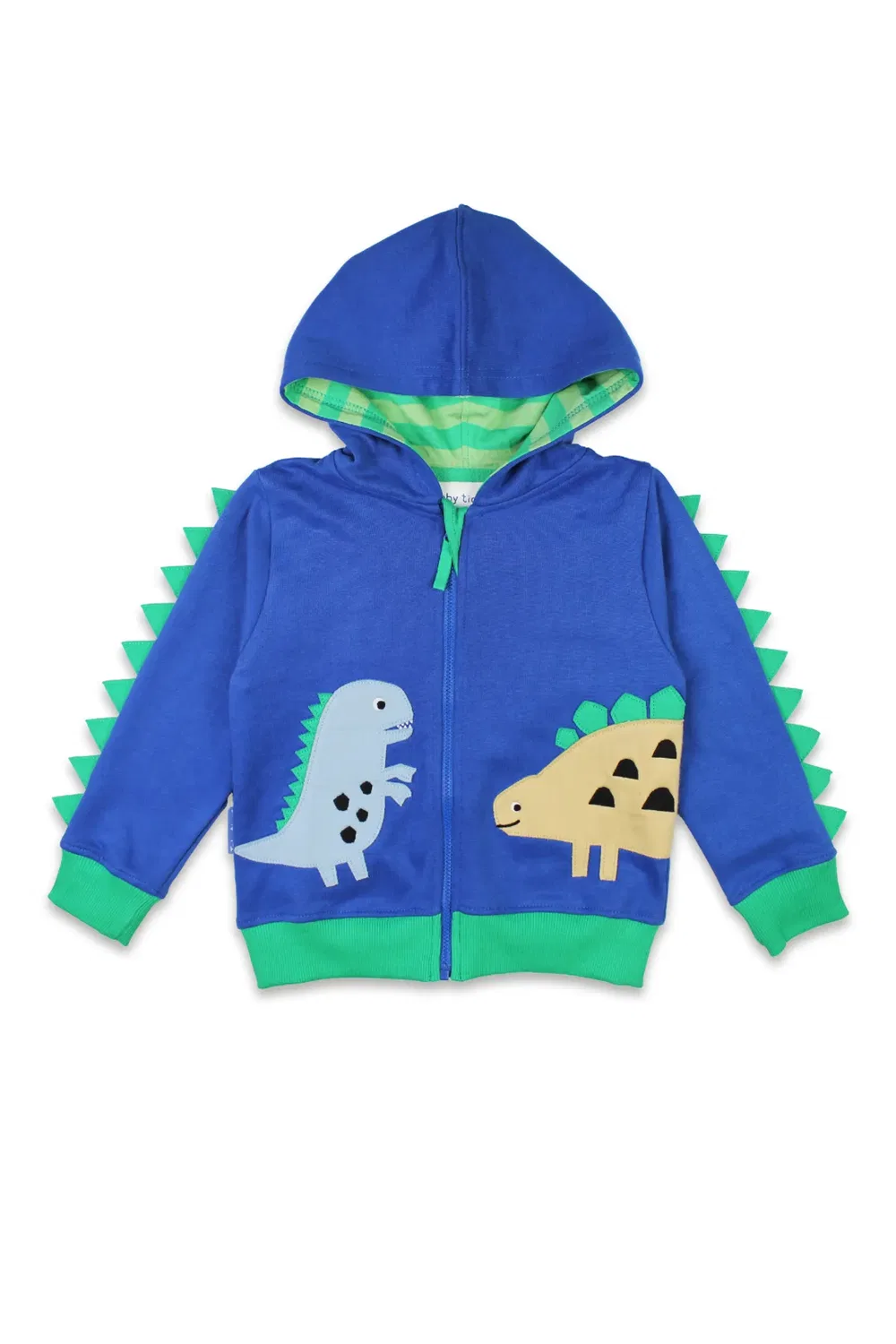 Детский худи с аппликацией Tonal Dinosaur Toby Tiger, Blue