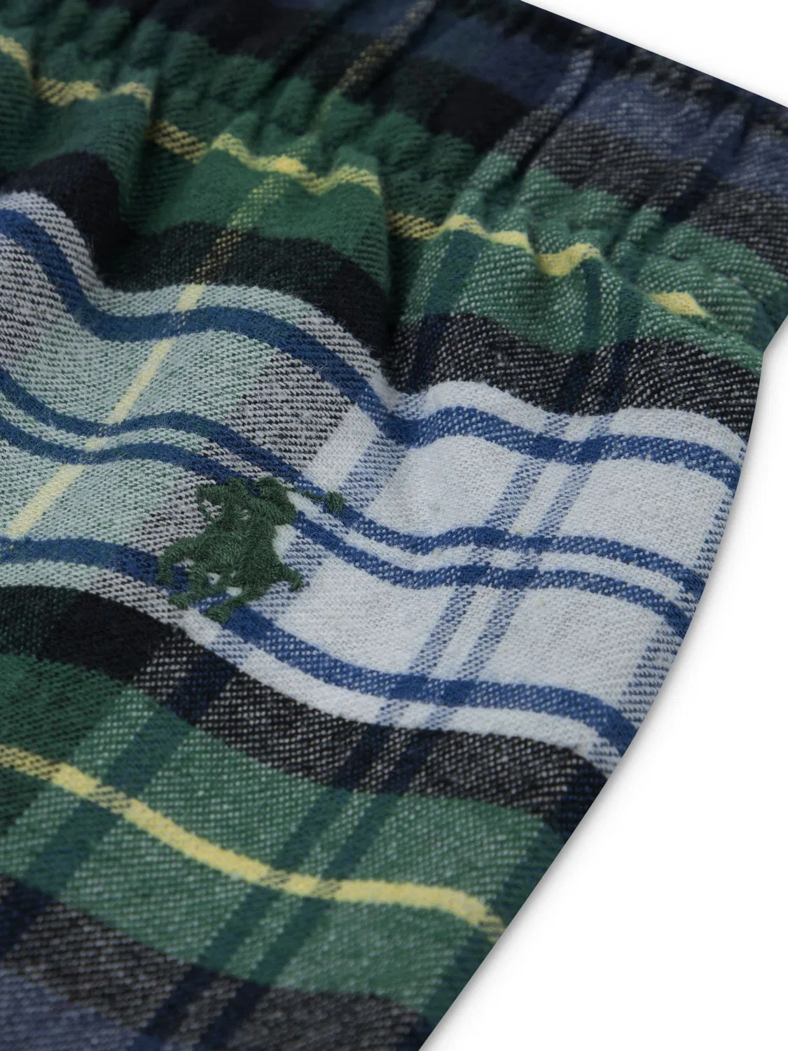 Комплект пижамный, футболка с длинным рукавом и джоггеры Polo Ralph Lauren, синий — фото 4
