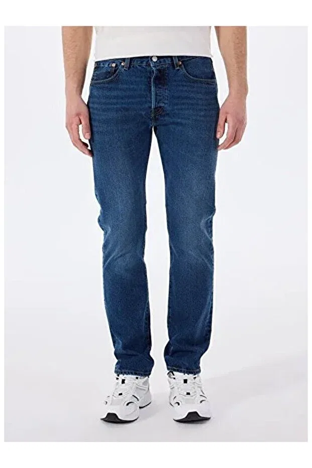 Мужские джинсы прямого кроя 501 Original Men's Jean Pants - Her Eyes Levi's, Indigo