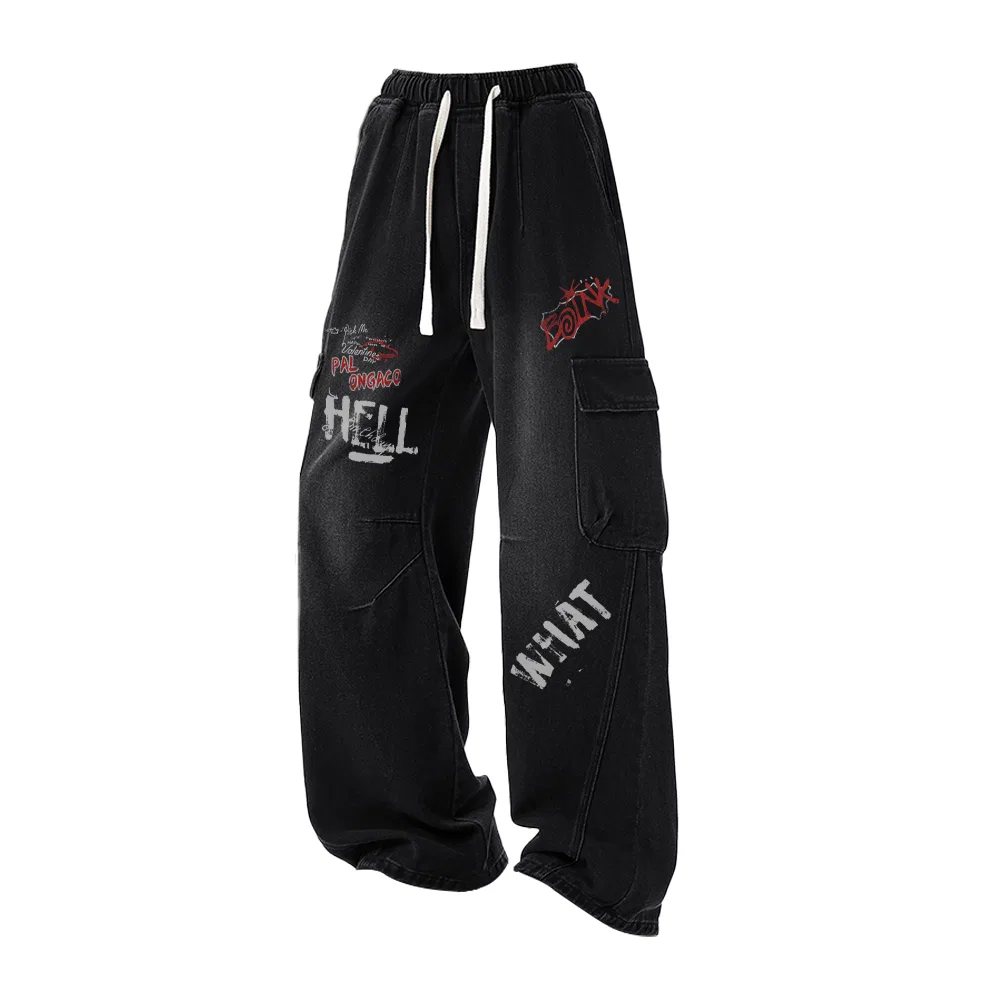 Детские джинсы карго с умеренным кроем Black PAL ONGACO, Black