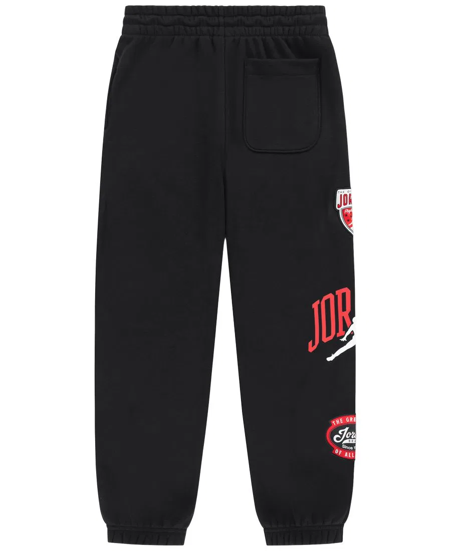 Спортивные брюки из футера с принтом Cruise Control Fleece Pants Jordan, Black — фото 2