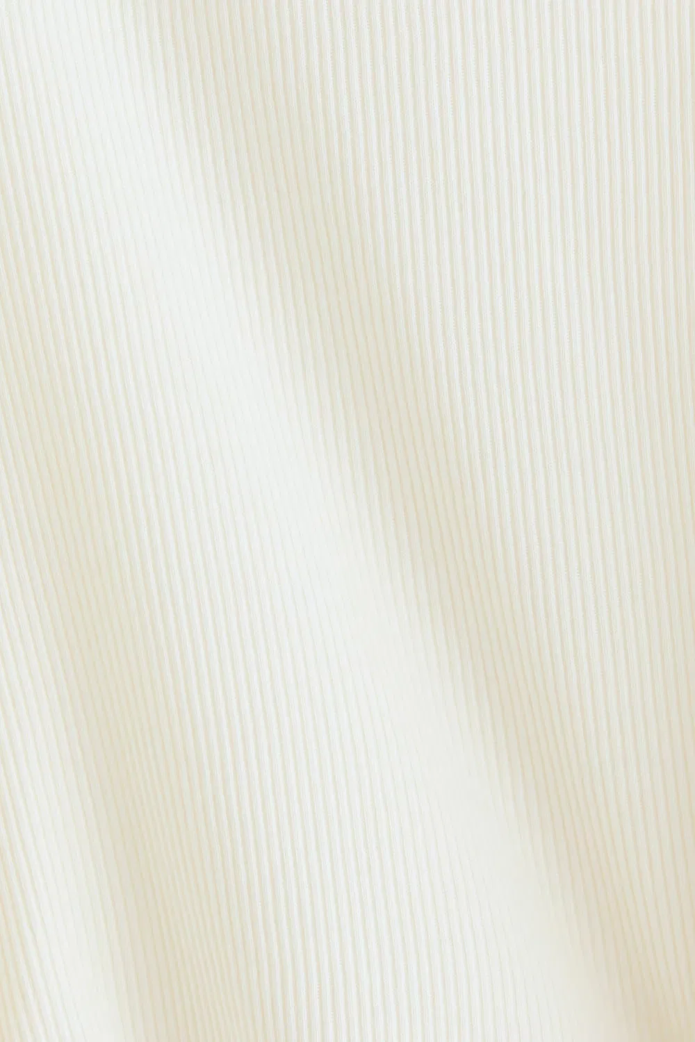 Рубашка из ребристого хлопка H&M, Cremefarben — фото 2