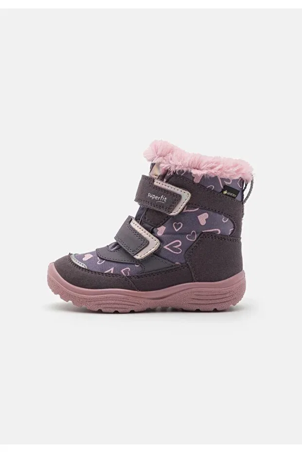 Детские ботинки для девочек водонепроницаемые Superfit, Lilac Pink