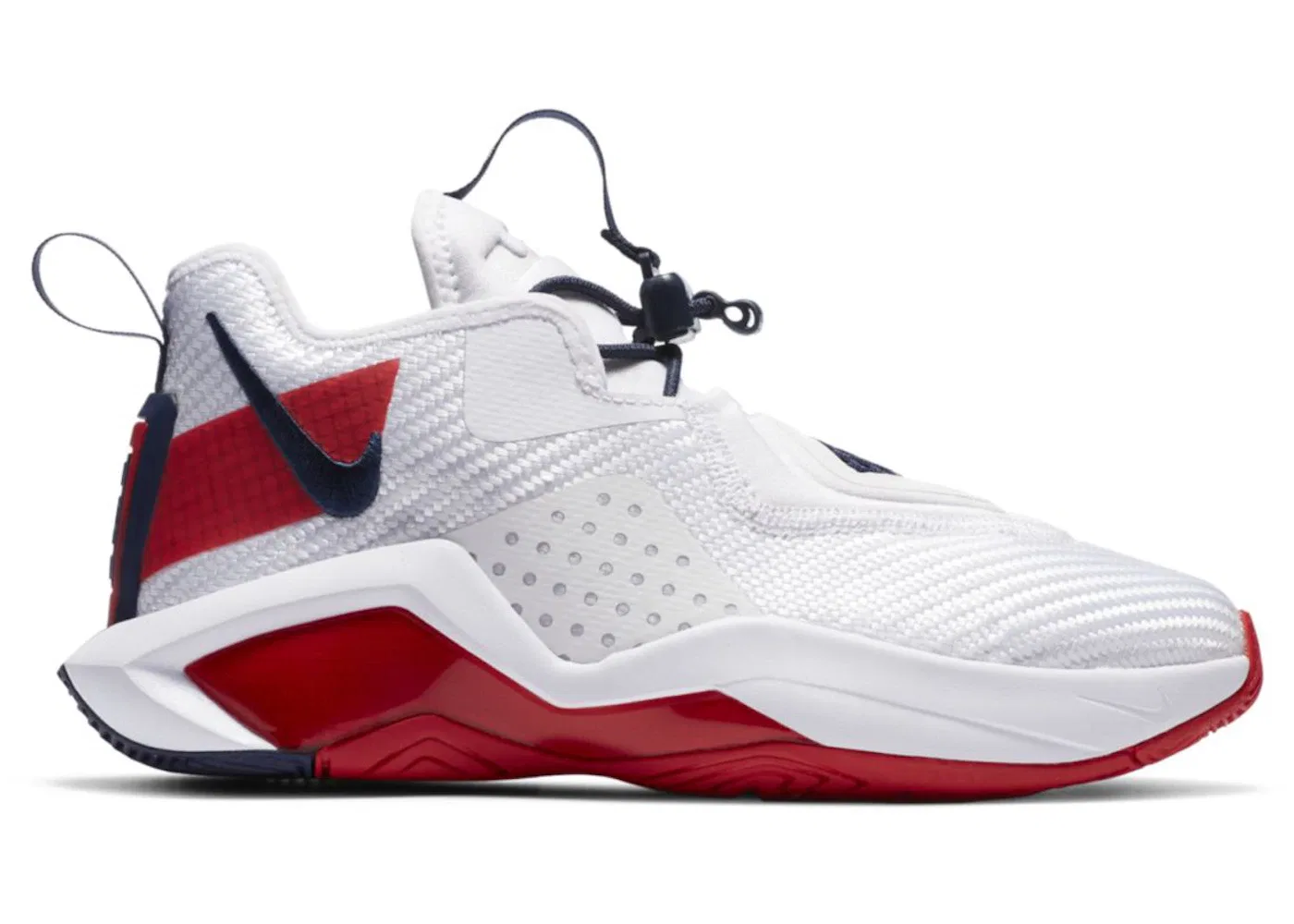 Детские кроссовки для баскетбола Nike LeBron Soldier 14, White/University Red/Team Red