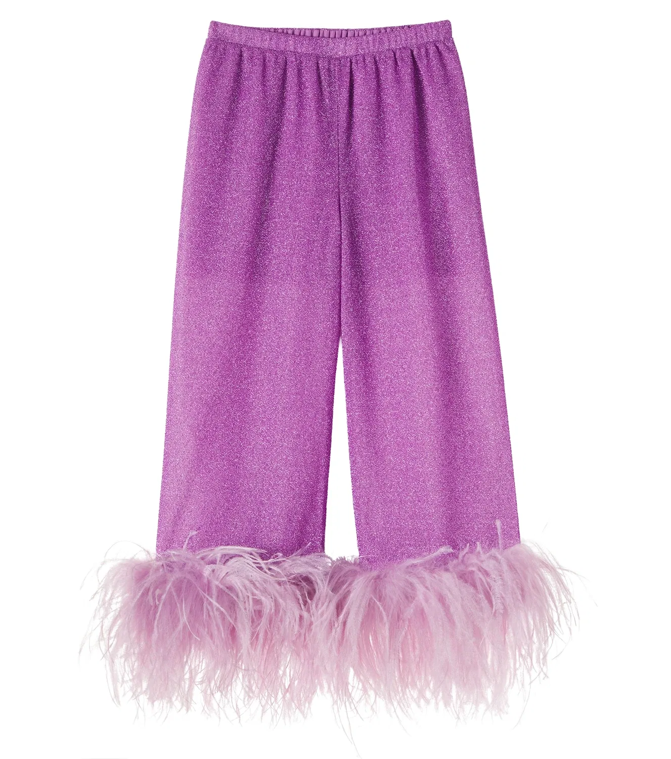 Брюки с металлизированными волокнами Lumière Plumage Oseree Kids, фиолетовый