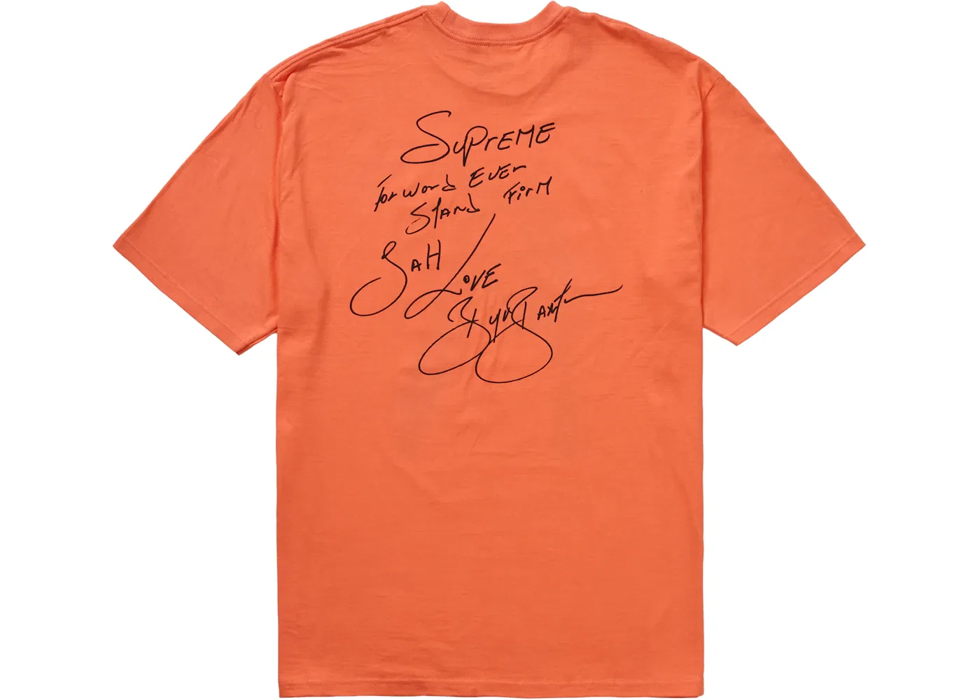 Мужская футболка с принтом Buju Banton Tee Supreme, Neon Orange — фото 2
