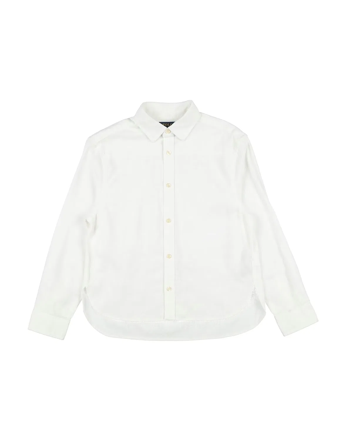 Детская рубашка с длинным рукавом Polo Ralph Lauren, белый