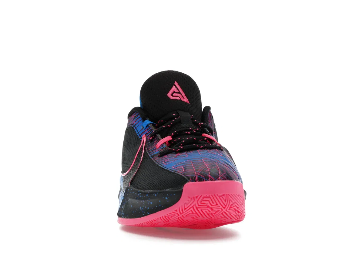 Детские кроссовки для баскетбола Nike Zoom Freak 5 Nike, Deep Royal Blue/Black/Hyper Pink/Photo Blue — фото 2