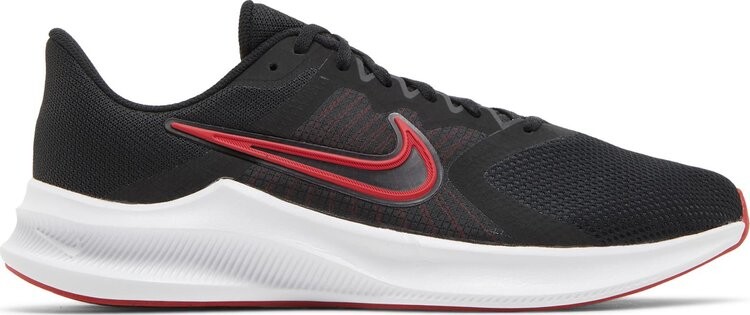 

Кроссовки Nike Downshifter 11 4E Wide 'Black University Red', черный