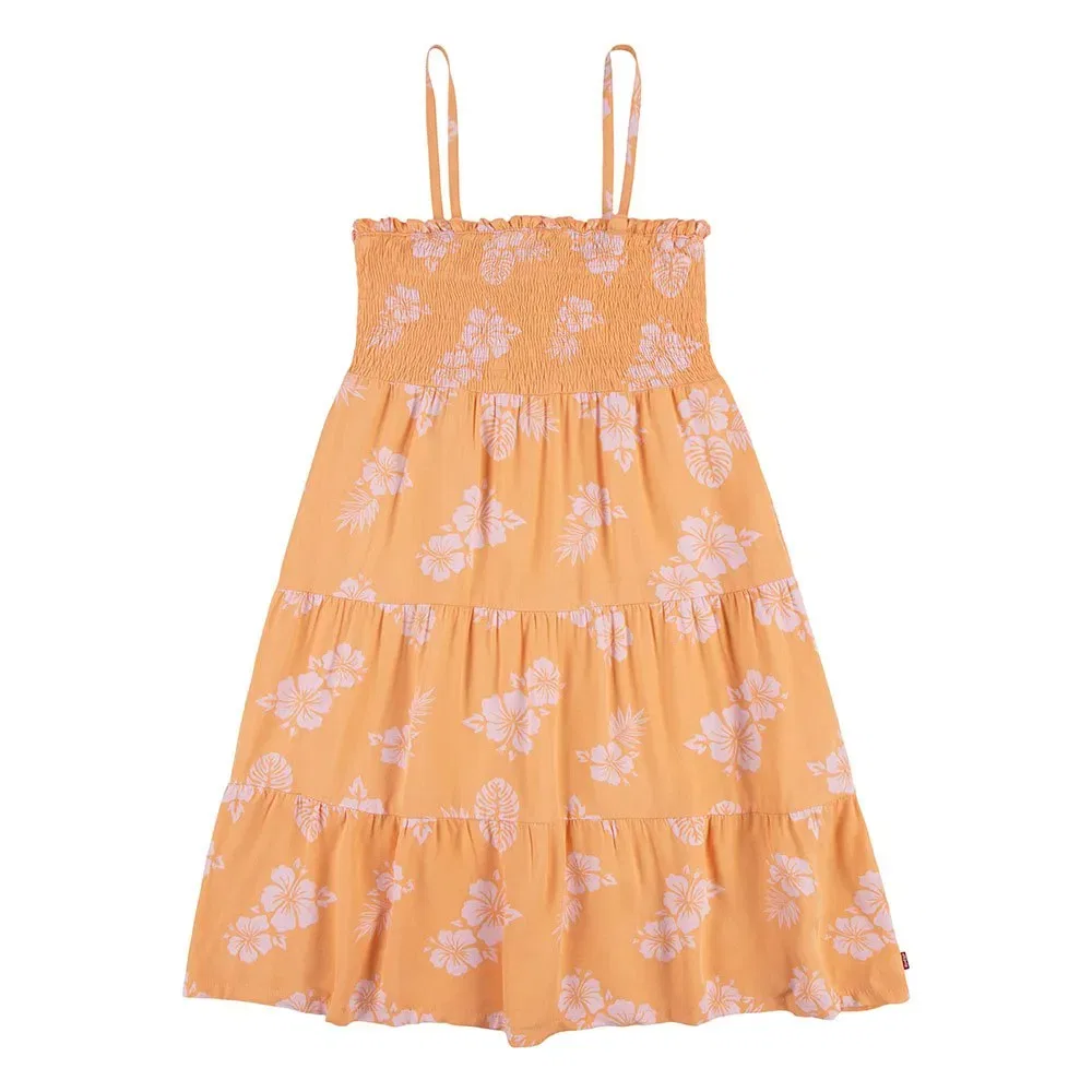 Платье без рукавов Smocked Tiered Levi's, оранжевый