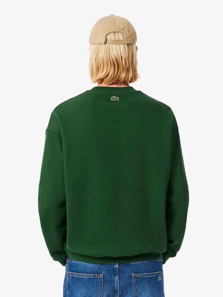 Свитшот мужской с графическим принтом, свободный крой LACOSTE — фото 3