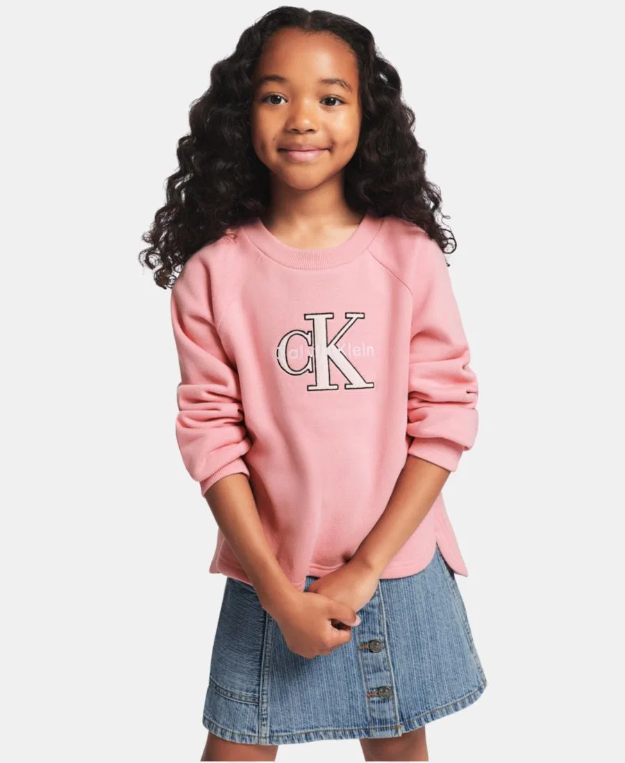 Свитшот женский Calvin Klein с длинным рукавом, Pink Icing