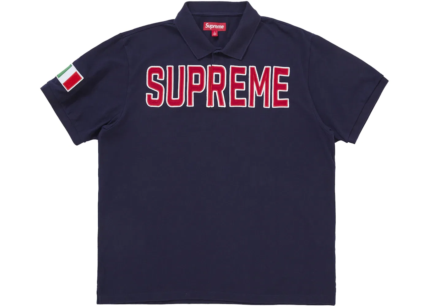 Мужское поло с аппликацией Twill Supreme, Navy