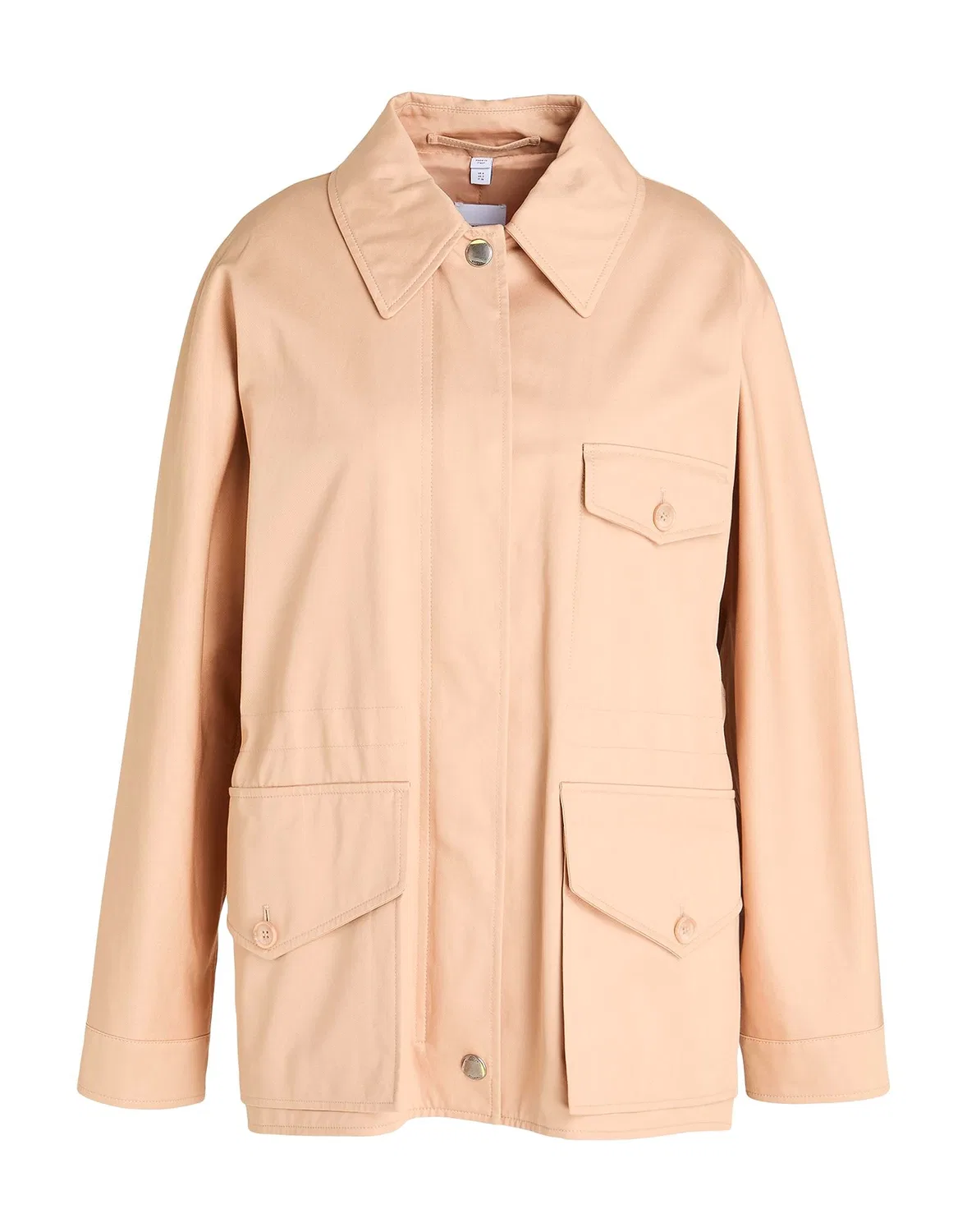 Женское пальто-парка хлопковое Burberry, бежевый