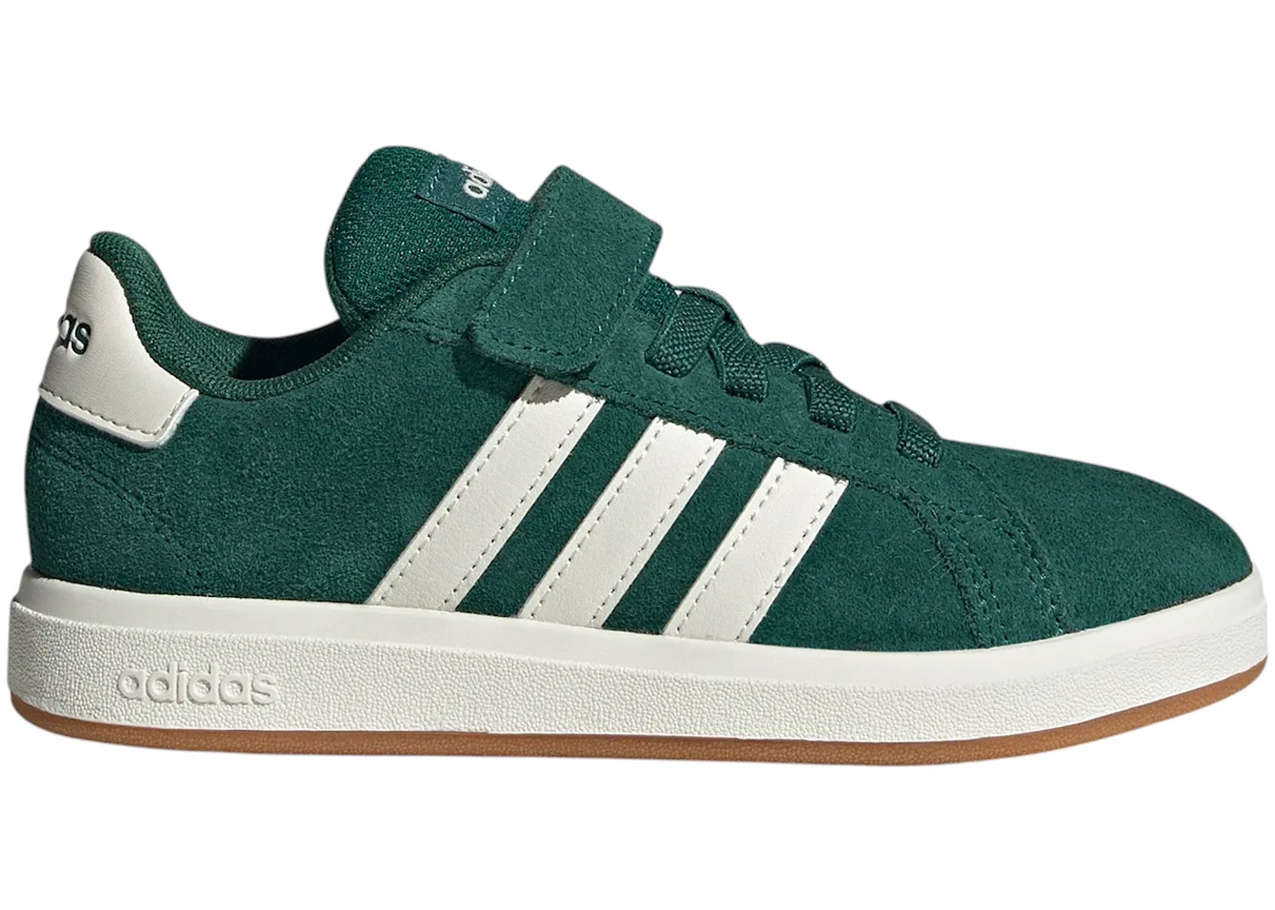 Детские кроссовки Lifestyle Collegiate Green/Off White/Gum Adidas Grand Court 00s, Collegiate Green Off White Gum