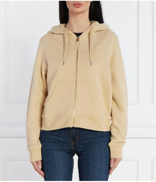 Женское худи Regular Fit 1985 Reg Mini Corp Tommy Hilfiger, бежевый