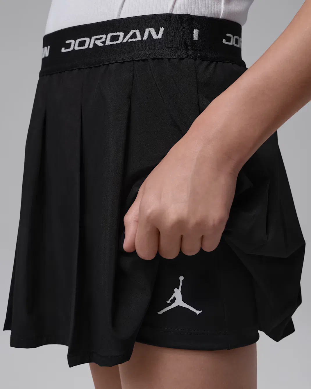 Тканая юбка-шорты для детей постарше Jordan Jumpman Sport, Black — фото 2