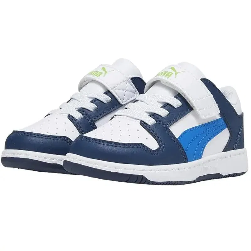 Детские кроссовки с липучкой Rebound Layup Lo SL V PS Puma, Blau — фото 3