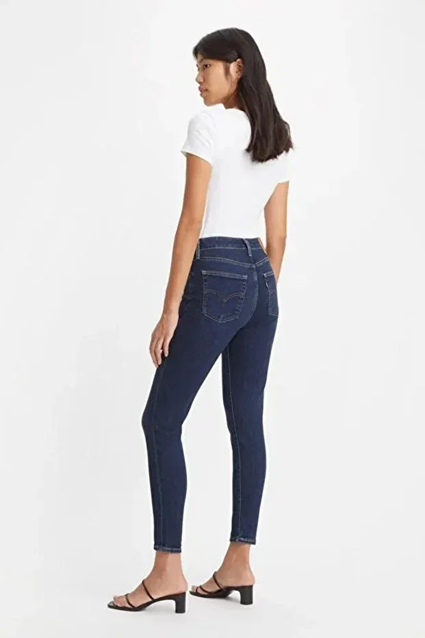 Женские джинсы скинни fit Levi'S, Lcivert — фото 3