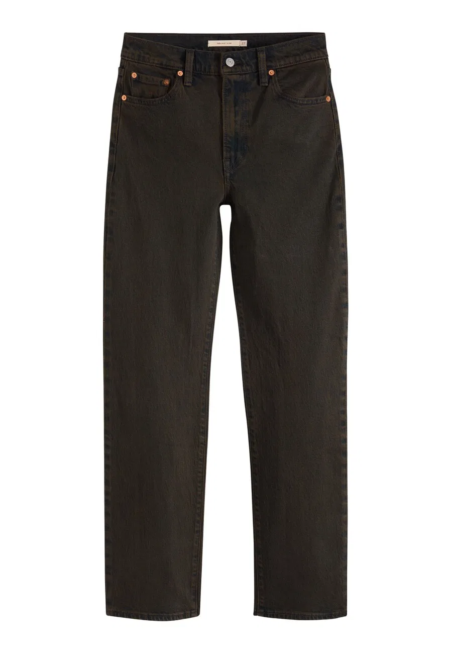 Джинсы LEVI'S Slim fit 'RIBCAGE SLIM' темно-коричневого цвета