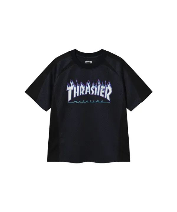 Футболка оверсайз с коротким рукавом, Kids Uniform, Thrasher Kids, синий — фото 2