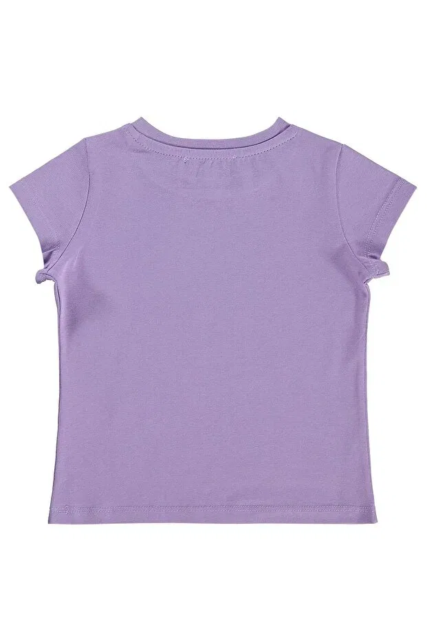 Детская футболка с принтом для девочек Cutie Printed T-Shirt Civil Girls, Purple — фото 2