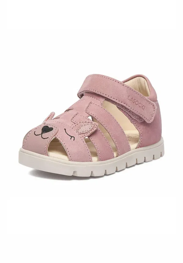 Сандалии кожаные Lasocki Kids girl, Pink, розовый — фото 3