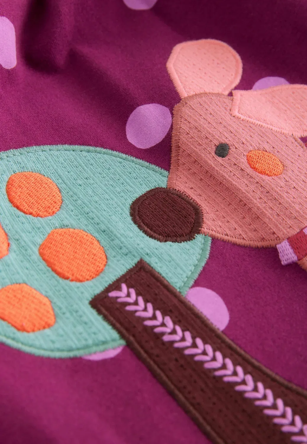 Платье с длинными рукавами - трикотажное платье Next, Berry Pink — фото 3