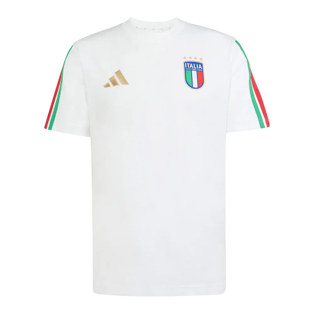 Мужская футболка с принтом Italy DNA Adidas, White