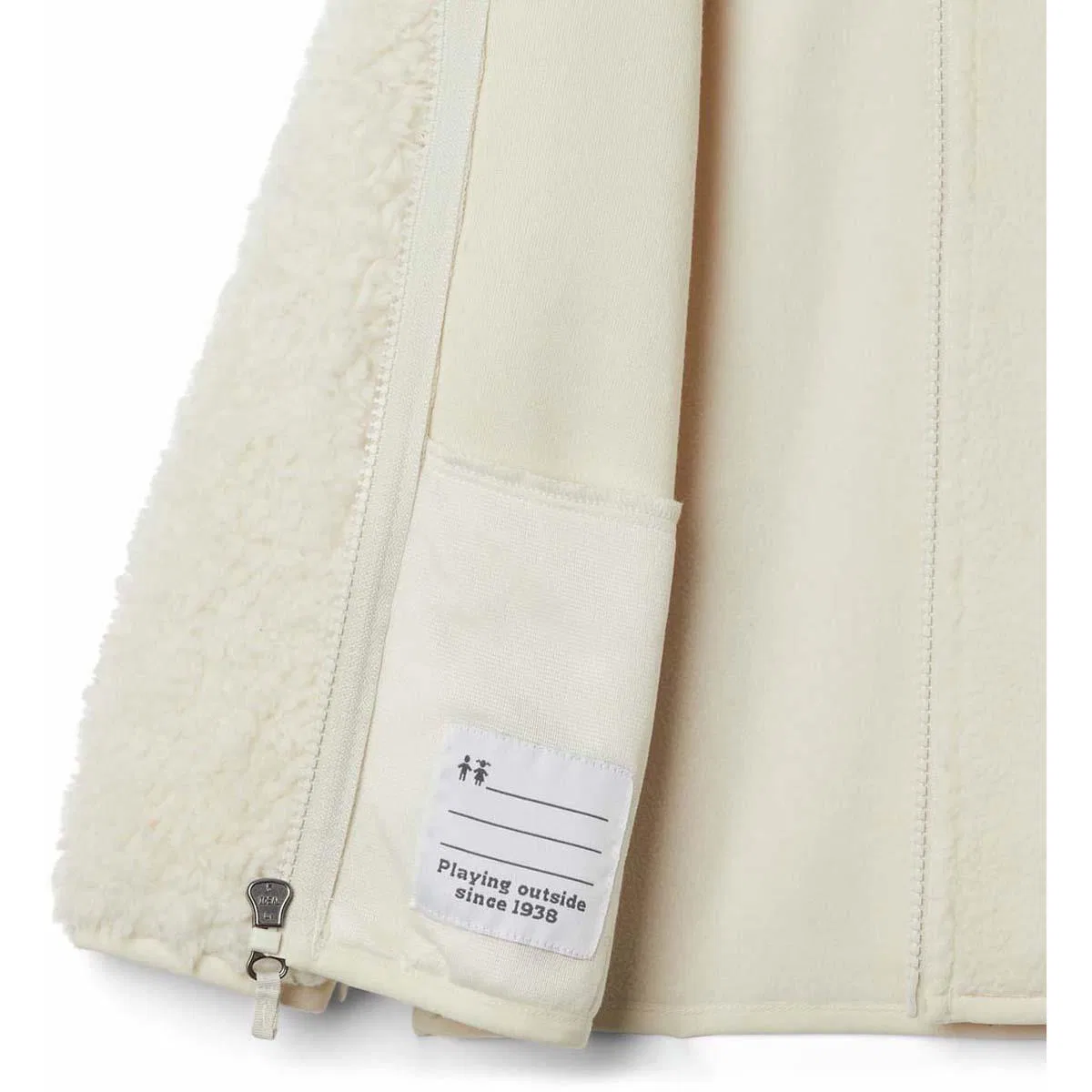Худи Columbia Foxy Baby Sherpa Full Zip, Chalk — фото 3