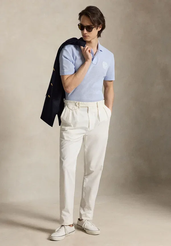Поло из нейлона Polo Ralph Lauren, синий — фото 2