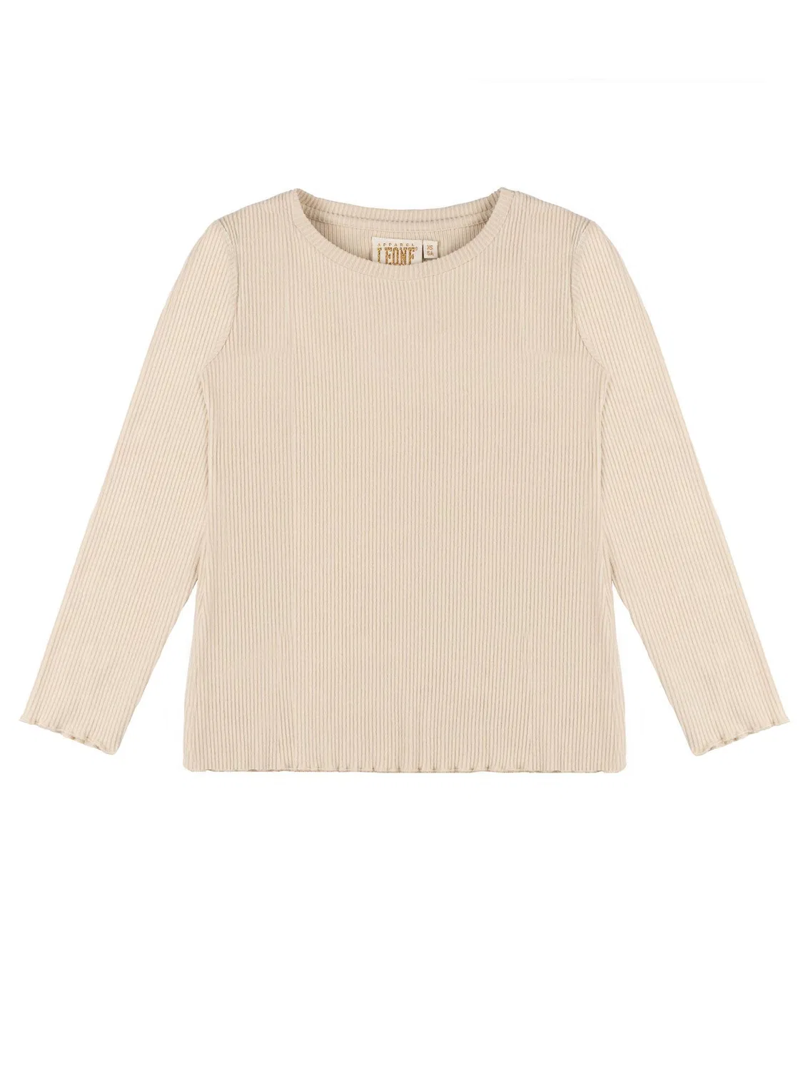 Детское лонгслив с длинным рукавом Leone 1947 Apparel, Beige / Cremefarben