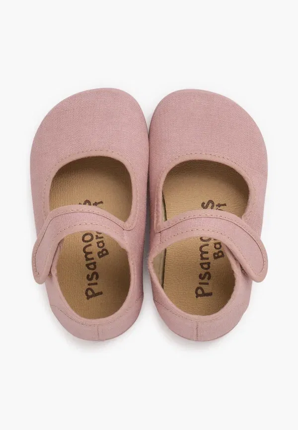 Балетки текстильные Merceditas fino Pisamonas, rosa palo, розовый — фото 3