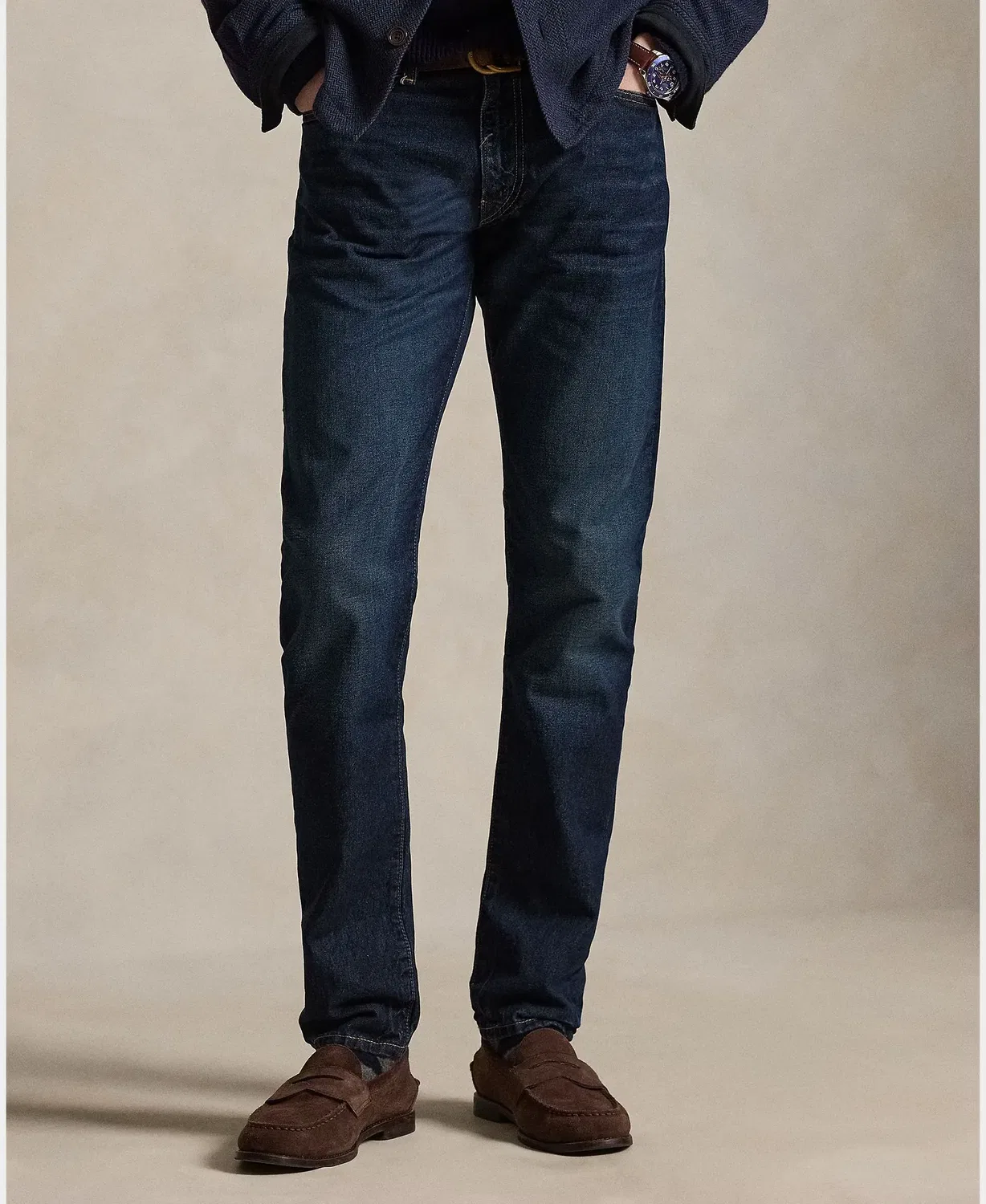 Мужские джинсы с посадкой slim fit Sullivan Polo Ralph Lauren, Indigo — фото 2