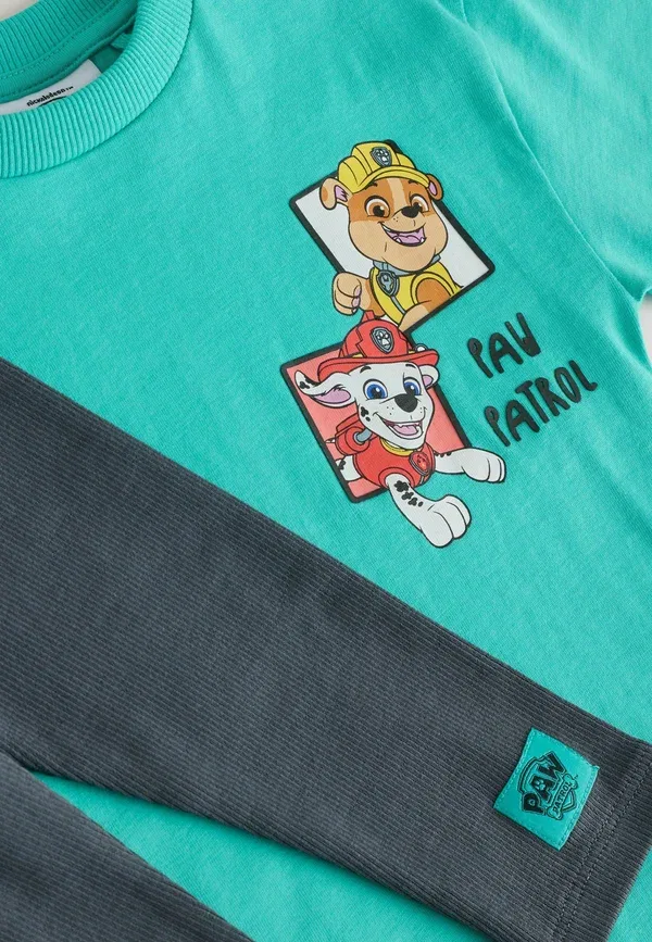 Комплект из футболки и брюк с принтом Paw Patrol, Next, Teal blue, синий — фото 2