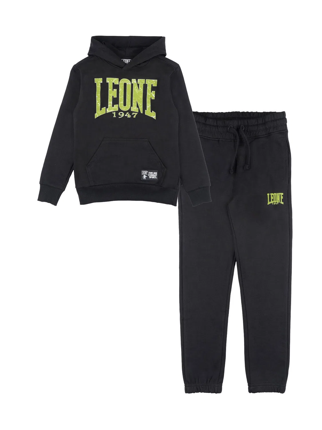 Детский спортивный костюм с капюшоном Leone 1947 Apparel, Черный — фото 3