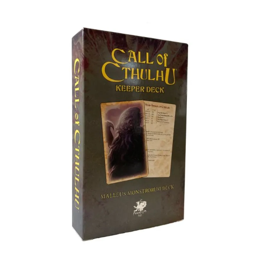 

Колода Хранителя Зова Ктулху - Колода Маллеус Монстрорум, Call of Cthulhu (7th Edition)