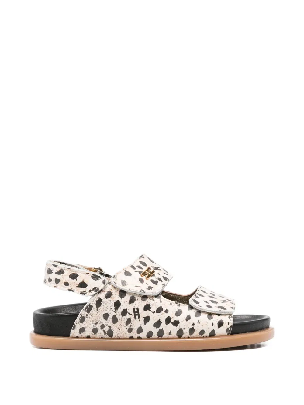 Сандалии с логотипом Elisabetta Franchi Kids, нейтральный