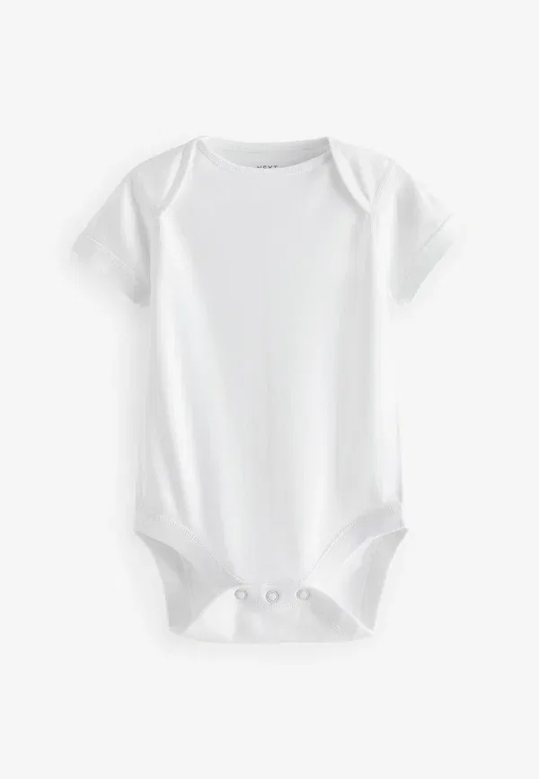 Комплект боди из хлопка и лиоцелла 3 шт Next White, белый — фото 2