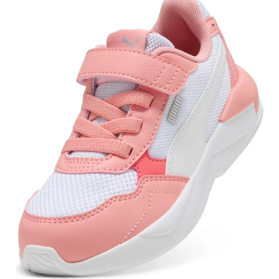 Детские спортивные кроссовки с липучкой X-Ray Speed Lite Ac+ Ps Puma, Бело-оранжевый — фото 3