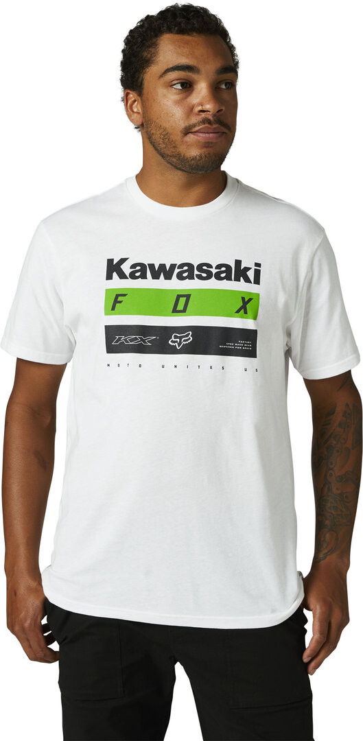 

Толстовка FOX Kawi Stripes SS Premium, белый