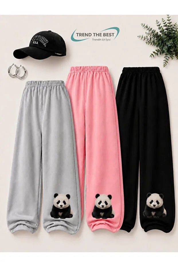 Детские спортивные штаны для мальчиков с принтом Trend The Best Trendin En Iyisi, Pandabaskılar