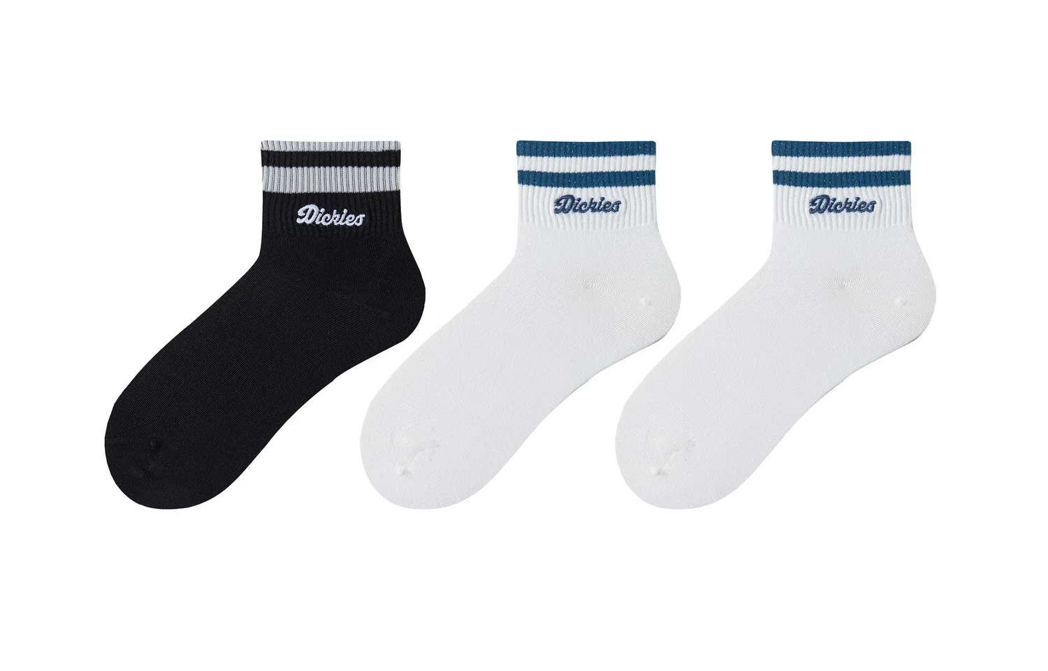 Носки детские с низким вырезом Dickies, White/White/Black