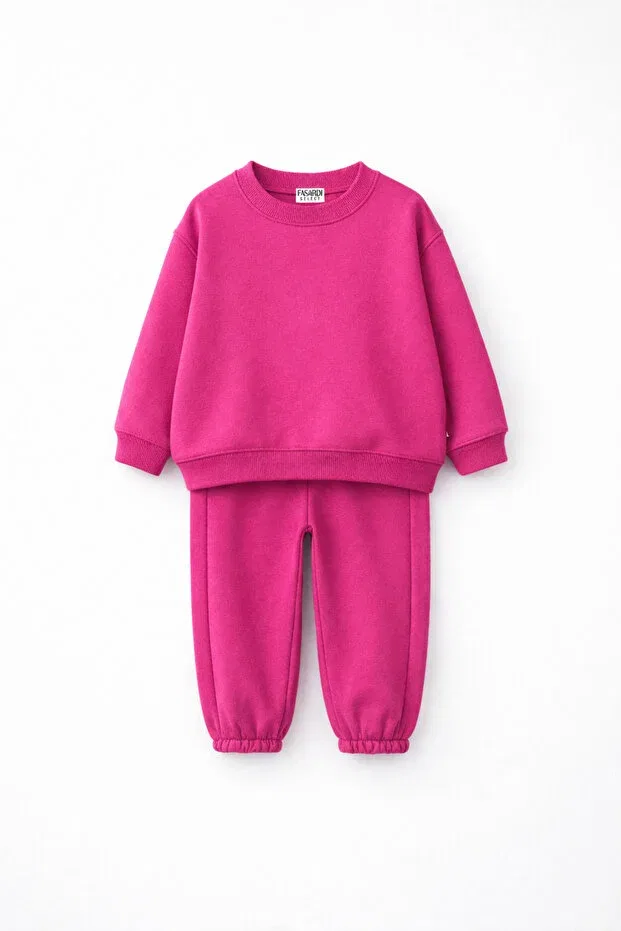 Детский спортивный костюм для девочек оверсайз Fasardi, Fuchsia