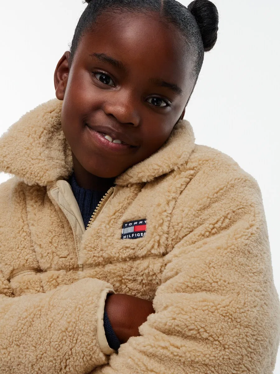 Куртка TOMMY HILFIGER межсезонья, бежевого цвета — фото 3