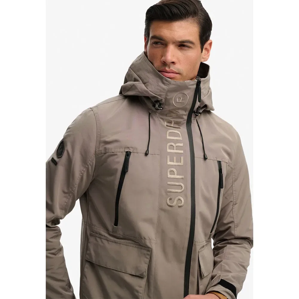 Куртка Ultimate Embroidered Winbreaker Superdry, бежевый — фото 4