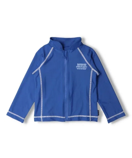 Детский рашгард с логотипом Kids Foret, Blue