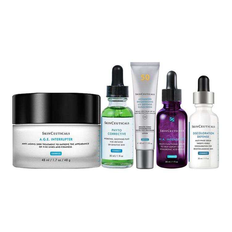 

Набор для ухода за кожей лица xiulike age крем-сыворотка стабилизирующий увлажняющий восстанавливающий пятипредметный набор SKINCEUTICALS