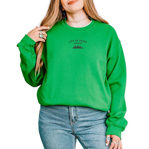 

Вышитый город вилок - женский графический свитшот Simply Sage Market, Grass, Зеленый, Вышитый город вилок - женский графический свитшот Simply Sage Market, Grass